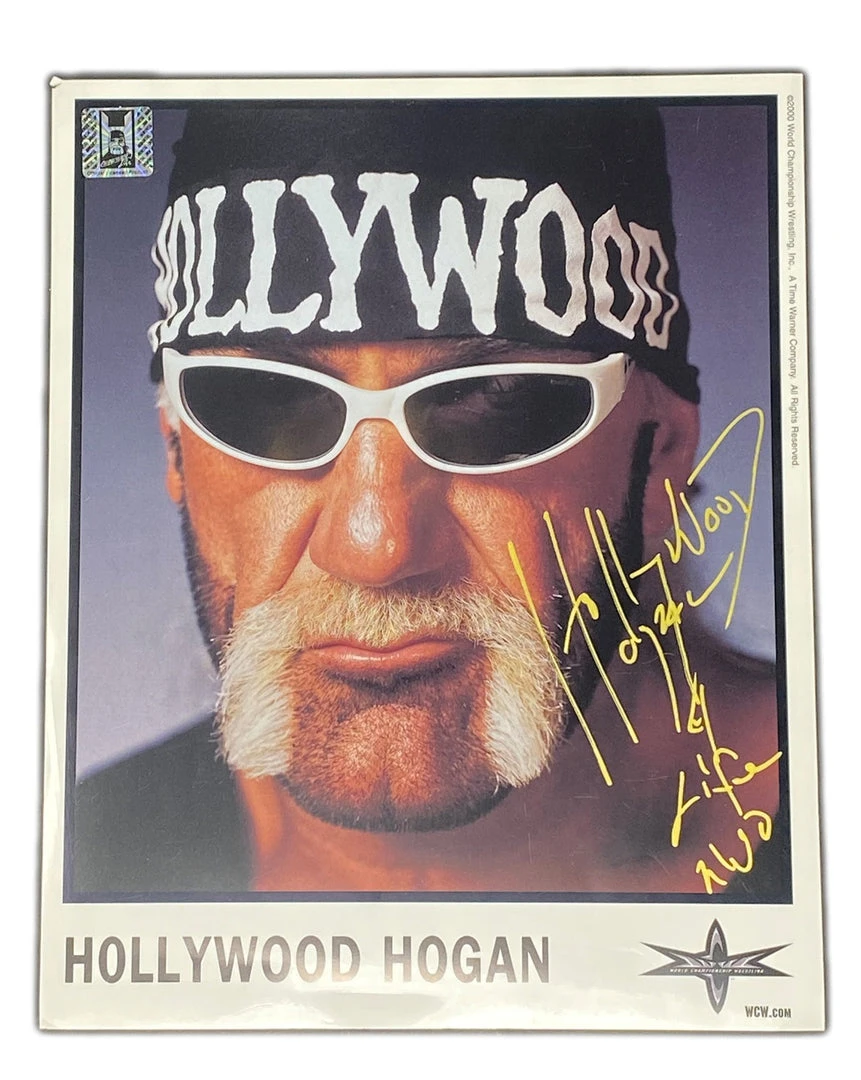 Hogan's Beach Shop AUTOGRAPHED POSTERS WCW Hollywood Hulk Hogan 8x10 Original 1 Hogan's Beach Shop AUTOGRAPHED POSTERS WCW Hollywood Hulk Hogan 8x10 Original