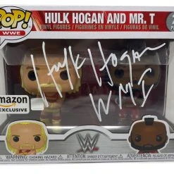 Hogan's Beach Shop Hulk Hogan & Mr. T, Hulkamania 2 Pack,White Amazon Exclusive (51720) Signed Funko Pop AUTOGRAPHED TOYS & FIGURES