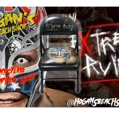 Hogan's Beach Shop Rey Mysterio "Extreme Rules" 2009 Autographed Seat