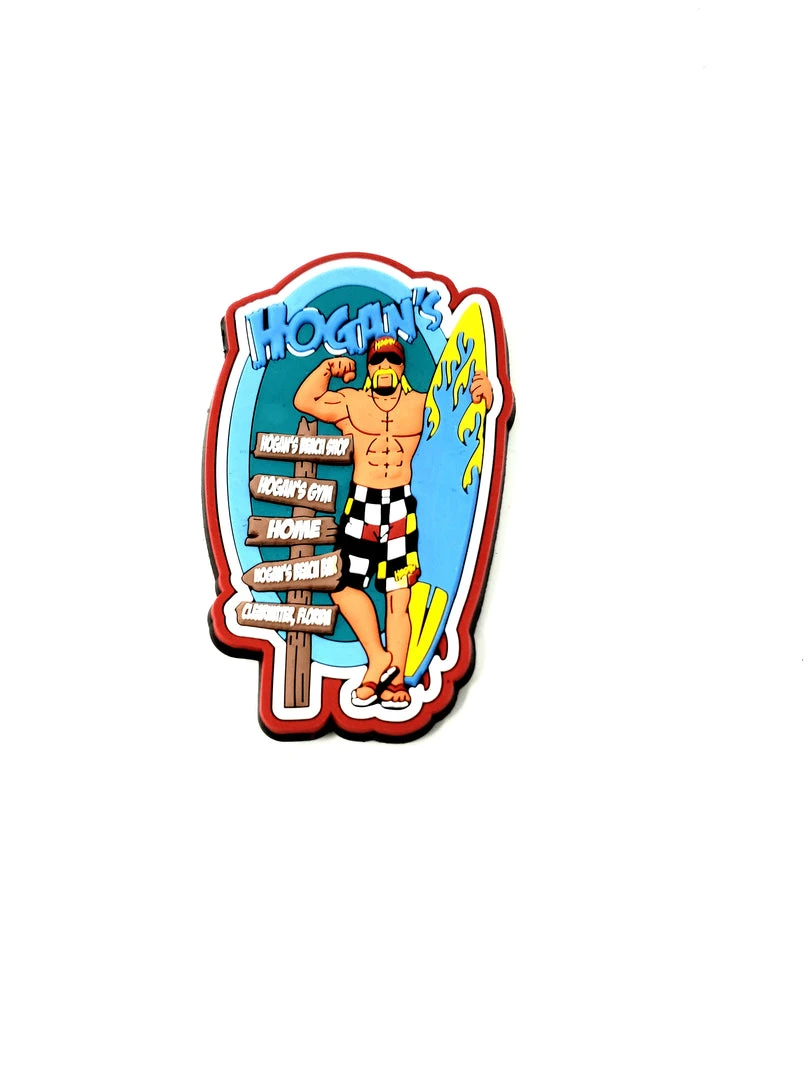 Hogan's Beach Shop Beach Bum Hulk Hogan Surf 3D Magnet SOUVENIRS 1 Hogan's Beach Shop Beach Bum Hulk Hogan Surf 3D Magnet SOUVENIRS