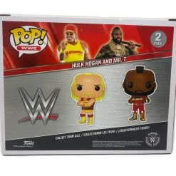 Hogan's Beach Shop Hulk Hogan & Mr. T, Hulkamania 2 Pack,Red Amazon Exclusive (51720) Signed Funko Pop! WWE -