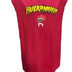 Hogan's Beach Shop Hulkamania Face Signed Tear Off T-shirt