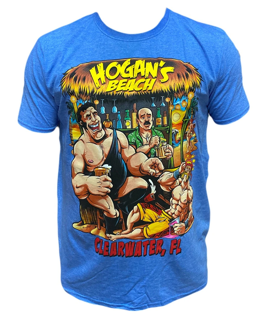 Hogan's Beach Shop CLOTHING Blue Andre Hogan Beach Bar Tee 1 Hogan's Beach Shop CLOTHING Blue Andre Hogan Beach Bar Tee