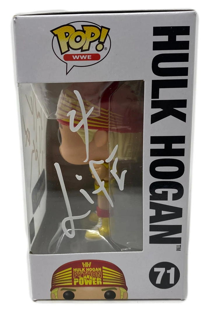 Hogan's Beach Shop Python Power Funko Pop Signed In White 2 Hogan's Beach Shop Python Power Funko Pop Signed In White