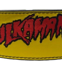 Hogan's Beach Shop Yellow Hulkamania Signed Weight Belt