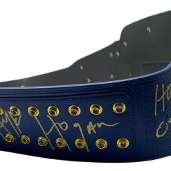 Hogan's Beach Shop AUTOGRAPHED TITLE BELTS Universal Championship Blue Replica Title Signed 5 Hogan's Beach Shop AUTOGRAPHED TITLE BELTS Universal Championship Blue Replica Title Signed