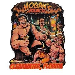 Hogan's Beach Shop SOUVENIRS 3D Andre Hogan Beach Bar Wooden Magnet