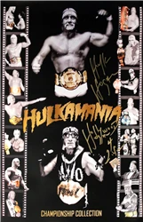 Hogan's Beach Shop AUTOGRAPHED POSTERS Hulk Hogan Signed Gold Collection Poster