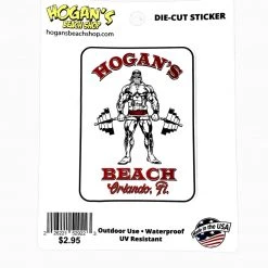 Hulk Hogan's Wrestling Shop SOUVENIRS Hogan's Gym Sticker
