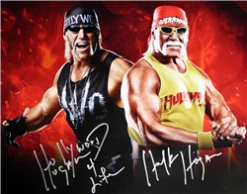 Hogan's Beach Shop Hulk Hogan Signed Hollywood Face Off Photo 8X10