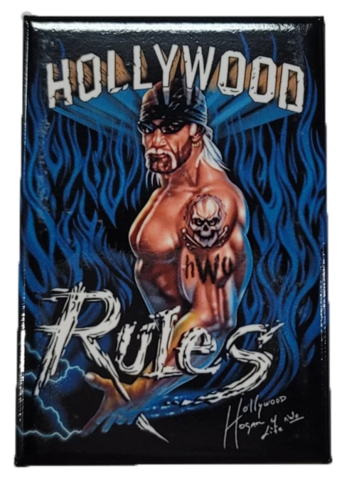 Hogan's Beach Shop SOUVENIRS Hollywood Rules Flat Magnet 1 Hogan's Beach Shop SOUVENIRS Hollywood Rules Flat Magnet