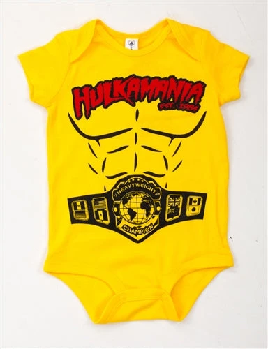 Hogan's Beach Shop Hulkamania Heavyweight Champion Onesie CLOTHING 2 Hogan's Beach Shop Hulkamania Heavyweight Champion Onesie CLOTHING