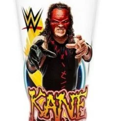 Hogan's Beach Shop Kane WWE Pint Glass HOUSEWARES