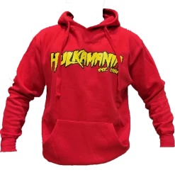 Hogan's Beach Shop COLD WEATHER Red Hulkamania Hoodie