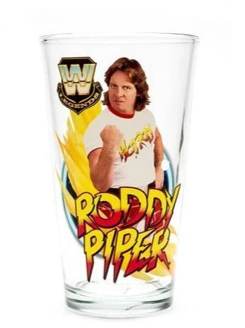 Hogan's Beach Shop HOUSEWARES Roddy Piper WWE Pint Glass 1 Hogan's Beach Shop HOUSEWARES Roddy Piper WWE Pint Glass