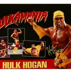 Hogan's Beach Shop Hulk Hogan Signed Collage Poster AUTOGRAPHED POSTERS