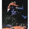 Hogan's Beach Shop AUTOGRAPHED POSTERS Hulk Hogan Signed Leg Drop Scott Hall Poster