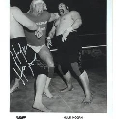 Hogan's Beach Shop Hulk Hogan Original 1984 Titan Sports Signed WWF 8x10 AUTOGRAPHED PHOTOS