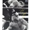 Hogan's Beach Shop Hulk Hogan Signed Sgt. Slaughter And Hogan Photo AUTOGRAPHED PHOTOS