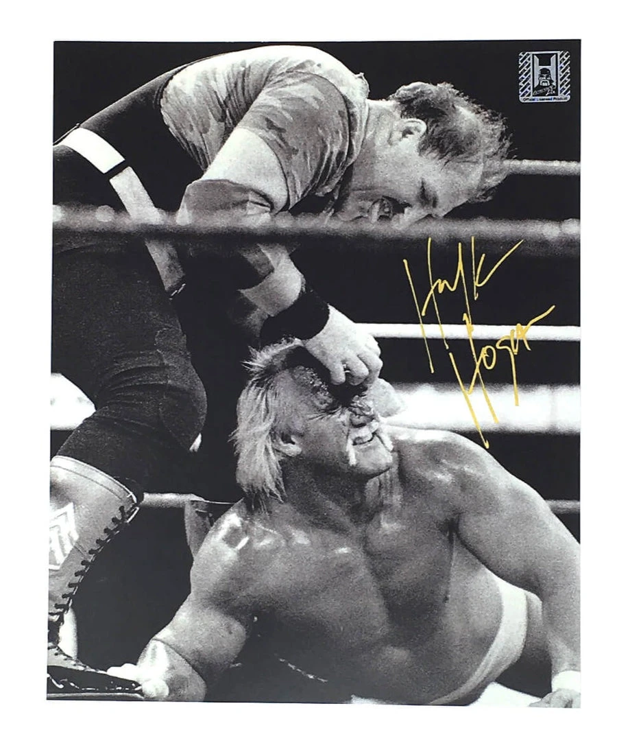 Hogan's Beach Shop Hulk Hogan Signed Sgt. Slaughter And Hogan Photo AUTOGRAPHED PHOTOS 1 Hogan's Beach Shop Hulk Hogan Signed Sgt. Slaughter And Hogan Photo AUTOGRAPHED PHOTOS