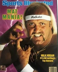 Hogan's Beach Shop AUTOGRAPHED POSTERS Hulk Hogan Signed Sports Illustrated Poster
