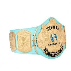 Hogan's Beach Shop WWE Replica Signed Blue Winged Eagle Championship Title Belt 9 Hogan's Beach Shop WWE Replica Signed Blue Winged Eagle Championship Title Belt
