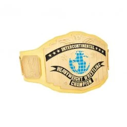 Hogan's Beach Shop Yellow Replica Intercontinental WWE Championship Title Belt