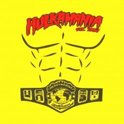 Hogan's Beach Shop Yellow Hulkamania Heavyweight Champion Shirt Kids KID'S