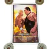 Hogan's Beach Shop AUTOGRAPHED POSTERS Hulk Hogan Vs Andre Wrestlemania 3 Poster