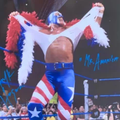 Hogan's Beach Shop Mr. America Hulk Hogan Shirt Rip Poster 16X20 16X20 POSTERS