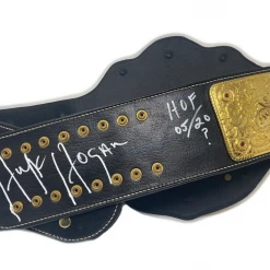Hogan's Beach Shop Heavyweight Championship Replica Belt Signed AUTOGRAPHED TITLE BELTS