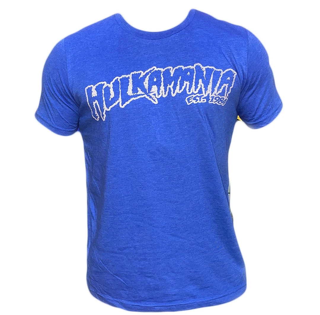 Hogan's Beach Shop Mens Hulkamania Blue Reflective Tee CLOTHING 1 Hogan's Beach Shop Mens Hulkamania Blue Reflective Tee CLOTHING