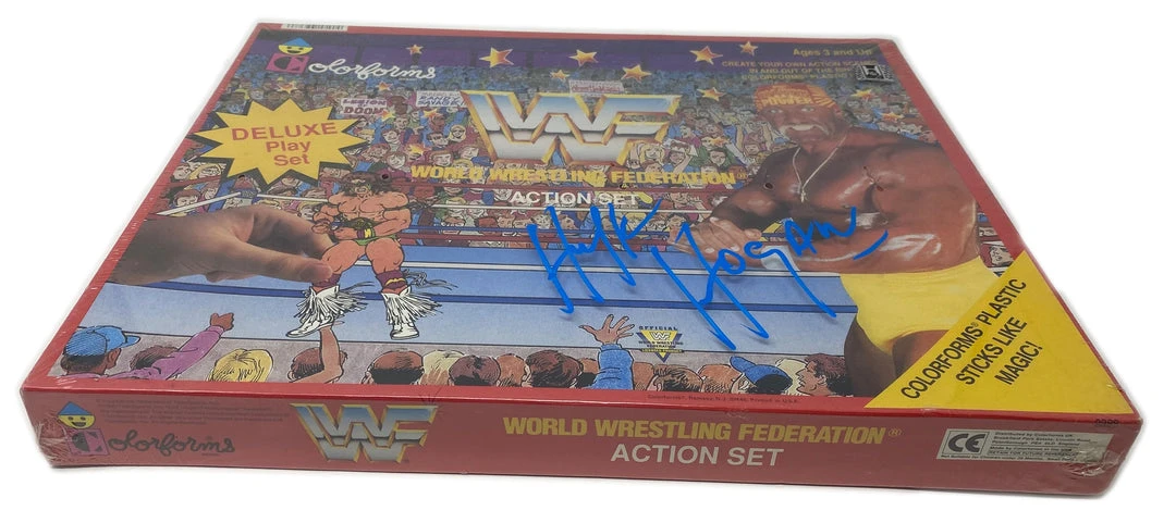 Hogan's Beach Shop Signed Deluxe Hulk Hogan Play Set Come With "CoA AUTOGRAPHED TOYS & FIGURES 2 Hogan's Beach Shop Signed Deluxe Hulk Hogan Play Set Come With "CoA AUTOGRAPHED TOYS & FIGURES