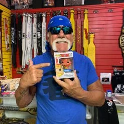Hogan's Beach Shop Python Power Funko Pop Signed In Red!!