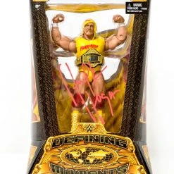 Hogan's Beach Shop AUTOGRAPHED TOYS & FIGURES Hulk Hogan Signed Defining Moments WWE Action Figure