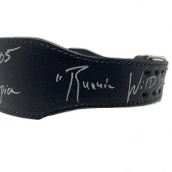 Hogan's Beach Shop BELTS Black Hulk Hogan Signed Weight Belt