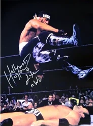 Hogan's Beach Shop AUTOGRAPHED POSTERS Hulk Hogan Signed Hollywood Leg Drop Poster