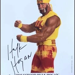 Hogan's Beach Shop AUTOGRAPHED MEDIA Hogan Posing WWE 8x10