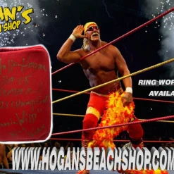 Hogan's Beach Shop Ring Worn Knee Pad "Super Rare" Not Many Thrown Out Signed 1 Of 1
