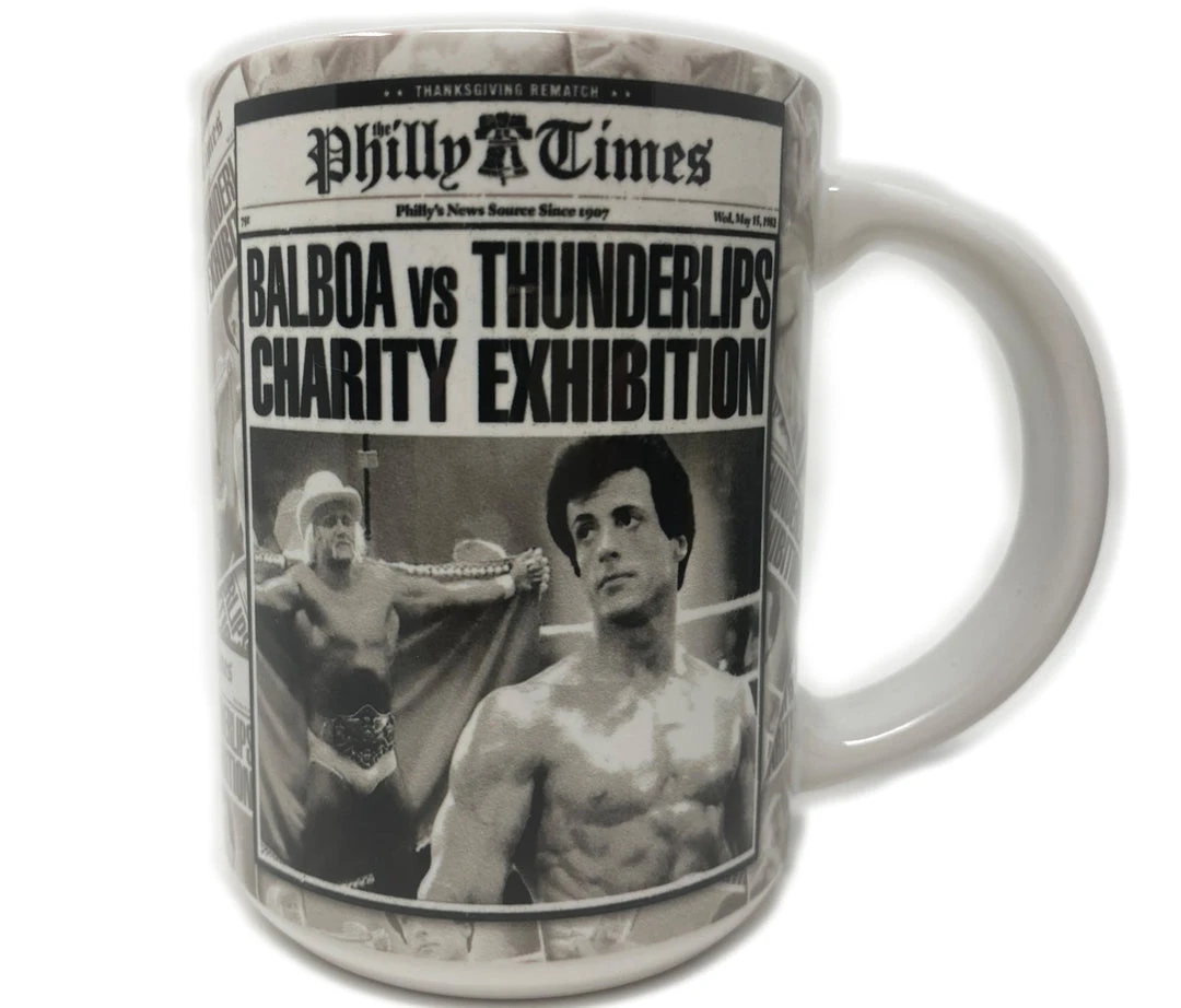 Hulk Hogan's Wrestling Shop COFFEE MUGS The Philly Times Mug 1 Hulk Hogan's Wrestling Shop COFFEE MUGS The Philly Times Mug