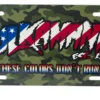 Hogan's Beach Shop Camo License Plate