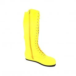 Hogan's Beach Shop CLOTHING Yellow Hulk Hogan Wrestling Boots